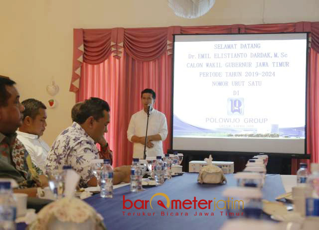 REEKSPOR: Cawagub Jatim, Emil Dardak, dorong arah industri Jatim ke depan adalah reekspor. | Foto: Barometerjatim.com/ROY HASIBUAN