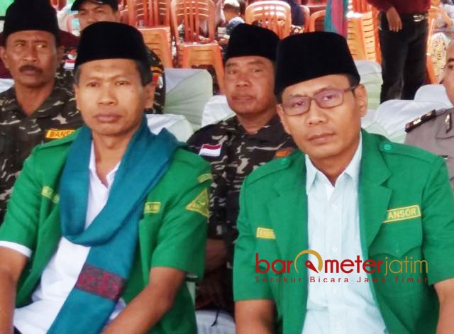 ANSOR MAU DIBAWA KEMANA: Khoirul Huda (kanan) dan Rudi Tri Wahid, SK perpanjangan berakhir Februari lalu Ansor Jatim tak kunjung Konferwil. | Foto: Barometerjatim.com/ROY HASIBUAN/IST