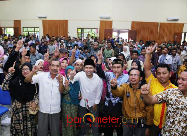 MAKIN DEKAT COBLOSAN: Emil Dardak, memaksimalkan sisa waktu sebelum coblosan dengan pemantapan saksi. | Foto: Barometerjatim.com/ROY HASIBUAN