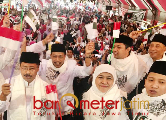 Meriah! Khofifah menghadiri deklarasi JKSN di Taiwan, Minggu (23/12). | Foto: Barometerjatim.com/marjan ap