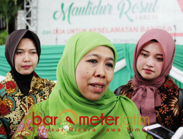 Khofifah, hoax jadi salah satu refleksi menonjol di 2018. | Foto: Barometerjatim.com/roy hasibuan 