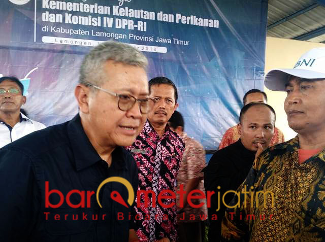 PROSPEK CERAH: Nilanto Perbowo, Wilayah Pantura Lamongan memiliki prospek cerah dalam pembangunann perikanan dan kelautan. | Foto: Barometerjatim.com/HAMIM ANWAR