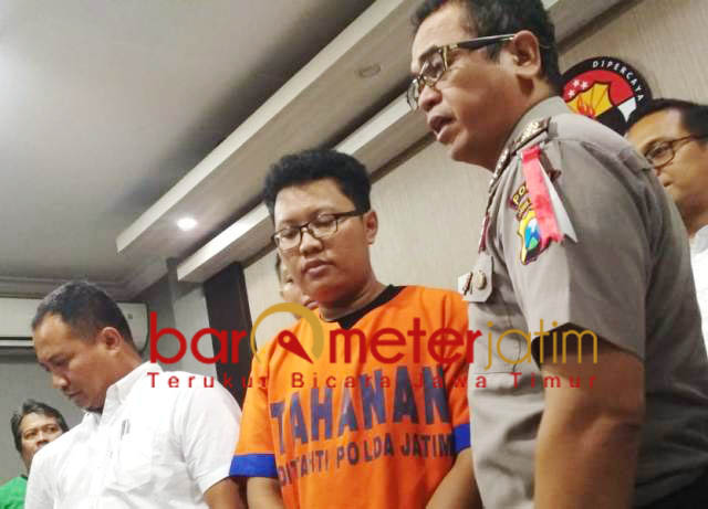 HASRAT SEKSUAL: MYA mengaku mengunggah video bugil para mantan pacarnya demi hasrat seksual, bukan untuk mencari keuntungan materi. | Foto: Barometerjatim.com/NATHA LINTANG 