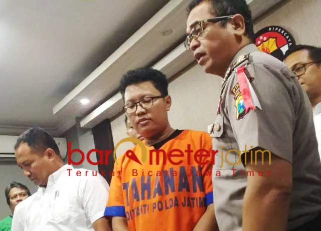 HASRAT SEKSUAL: MYA mengaku mengunggah video bugil para mantan pacarnya demi hasrat seksual, bukan untuk mencari keuntungan materi. | Foto: Barometerjatim.com/NATHA LINTANG 