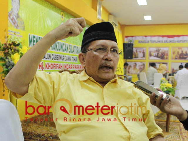 Freddy Poernomo, DPRD Jatim sambut hangat kehadiran Khofifah-Emil. | Foto: Barometerjatim.com/abdillah hr