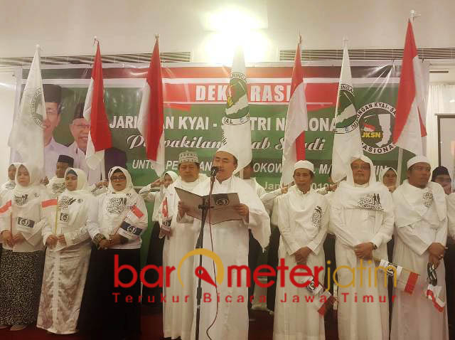 JKSN Arab Saudi target 70 persen kemenangan untuk Jokowi-Ma'ruf. | Foto: Barometerjatim.com/Roy Hasibuan