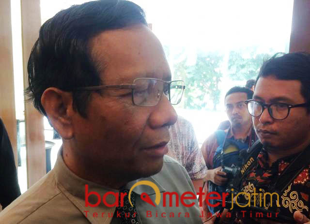 Mahfud MD, materi debat perdana Capres isu lama yang diputar ulang. | Foto: Barometerjatim.com/natha lintang