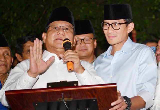 Prabowo-Sandiaga, didukung Forum Habaib, Kiai dan Masyayaikh Jatim. | Foto: Ist