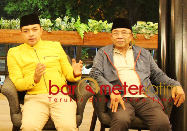 Gus Hans (kiri), dinilai miliki kemampuan komplet untuk pimpin Surabaya. | Foto: Barometerjatim.com/roy hasibuan
