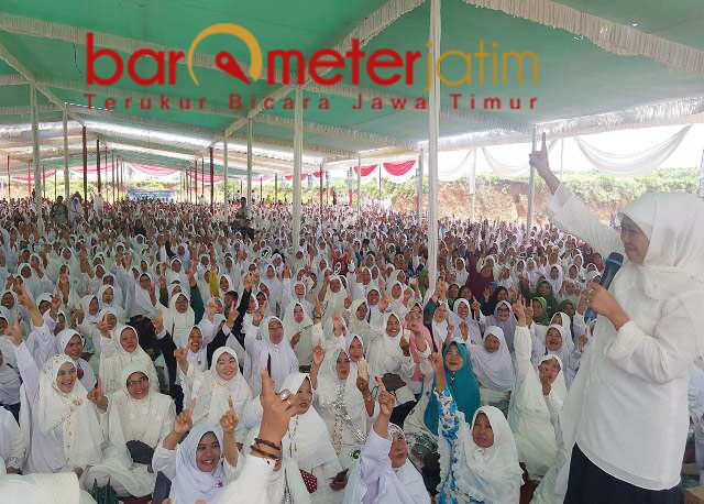 Khofifah, berkat Jokowi Lampung punya tol terpanjang se-Indonesia. | Foto: Barometerjatim.com/roy has