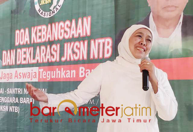 Khofifah, ungkap kebiasaan Jokowi rajin puasa Senin-Kamis. | Foto: Barometerjatim.com/roy hs