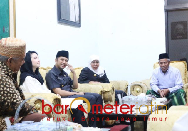 KH Marzuki Mustamar (kanan), Pilpres 2019 bukan Perang Badar. | Foto: Barometerjatim.com/roy hs 