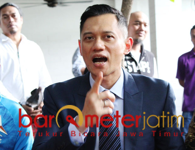 AHY minta Romahurmuziy jangan asal catut nama Khofifah. | Foto: Barometerjatim.com/roy hasibuan