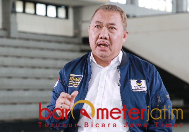 Maruli Hutagalung, Gerindra jangan cari kambing hitam dalam kasus Andi Arief. | Foto: Barometerjatim.com/natha lintang