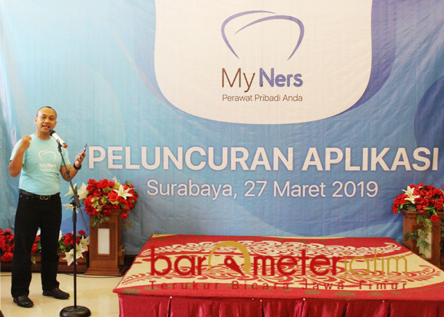 Peluncuran aplikasi My Ners di Surabaya, Rabu (27/3/2019). | Foto: Barometerjatim.com/roy hasibuan