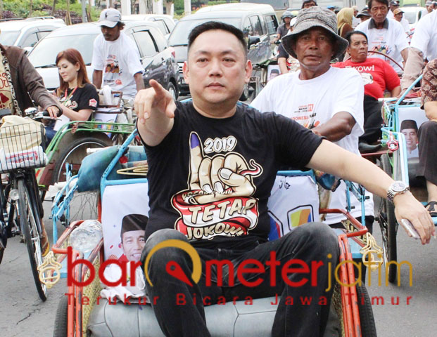 Giyanto Wijaya, Bara JP support Jokowi sejak 2013. | Foto Barometerjatim.com/abdillah hr