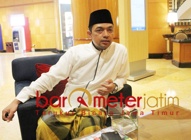 Gus Hans, Jokowi-Ma'ruf Amin didukung kekuatan silent majority. | Foto: Barometerjatim.com/roy hs