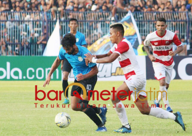 Laga Persela Vs Madura United di Stadion Surajaya Lamongan, | Foto: Barometerjatim.com/dani iqbaal