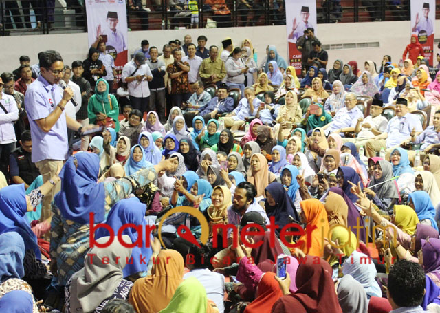 Para guru PAUD se-Jatim dialog interaktif degan Sandiaga Uno di Surabaya, Kamis (4/3/2019) | Foto: Barometerjatim.com/roy hs