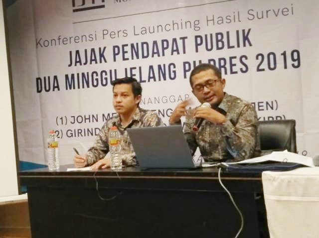 Bin Firman Tresnadi, elektabilitas Prabowo-Sandiaga lewati Jokowi-Ma'ruf jelang coblosan Pilpres. | Foto: Ist