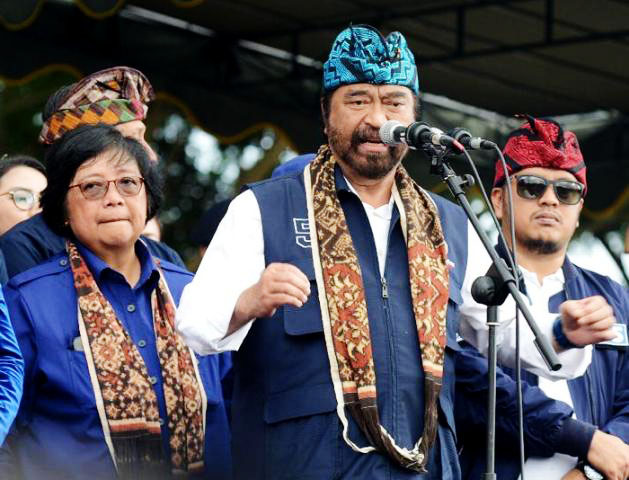 Surya Paloh, hadiri kampanye di Stadion Gunung Agung, Karangasem, Bali, Minggu (7/4/2019). | Foto: Ist
