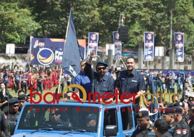 Surya Paloh dan Prananda! Birukan Sulawesi, menangkan Nasdem dan Jokowi. | Foto: Barometerjatim.com/natha lintang