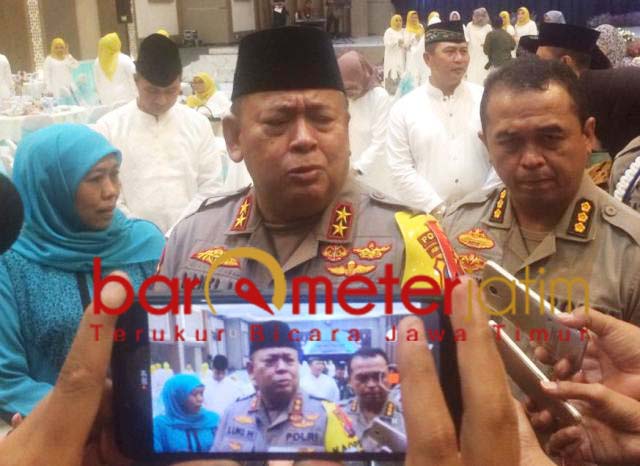 Luki Hermawan, jangan terprovokasi ajakan people power ke Jakarta. | Foto: Barometerjatim.com/natha lintang