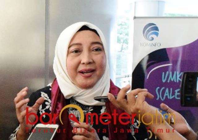 Septriana Tangkary, transaksi e-Commerce bisa capai 130 M dolar AS di 2020. | Foto: Barometerjatim.com/natha lintang