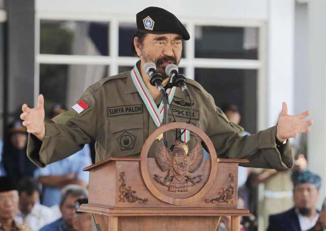 BANGSA BESAR: Surya Paloh, Indonesia memiliki peluang untuk berdiri tegak di antara bangsa-bangsa lain. | Foto: IST