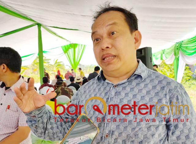 2020 SIAP HUNI: Yohanes Jahja, setelah Cluster Gus Hans akan dibangun Hans apartemen Residence. | Foto: Barometerjatim.com/ABDILLAH HR