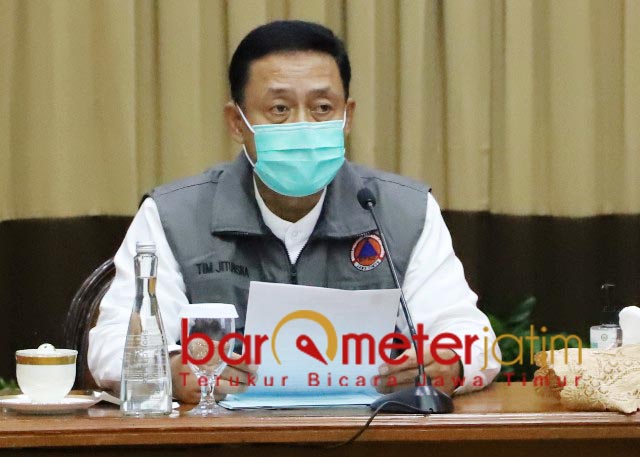 HANYA DI JATIM: Boedi Prijo Soeprajitno, hanya di Jatim ada pengurangan pokok pajak. | Foto: Barometerjatim.com/ROY HS