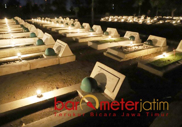 PAHLAWAN NUSA-BANGSA: 3.580 pahlawan dikenal dan 83 tak dikenal bersemayam di TMP Surabaya. | Foto: Barometerjatim.com/ROY HS