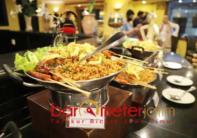 LEBIH NENDANG: Nasi Goreng JK lebih pedas, lebih guruh, dan lebih nendang. | Foto: Barometerjatim.com/ROY HS