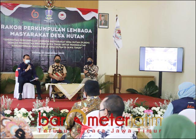 HARUSNYA CARI SOLUSI: Rakor PLMDH, ajang penyelesaian masalah berubah menjadi curhat soal pupuk. | Foto: Barometerjatim.com/ROY HS