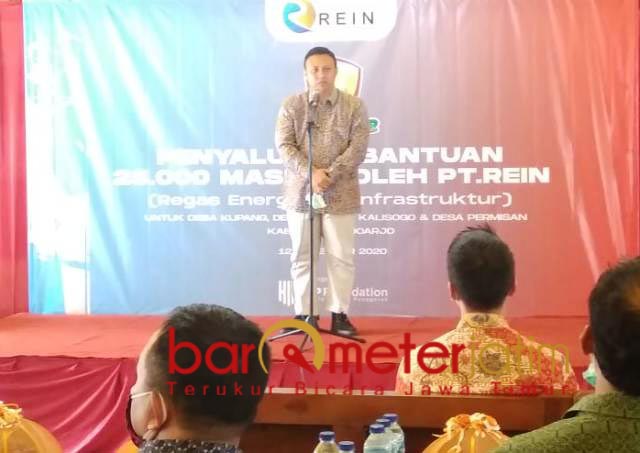 GERAK BERSAMA: Ari Kusuma, wujudkan semangat gerak bersama melawan Covid-19 di Jatim. | Foto: Barometerjatim.com/ROY HS