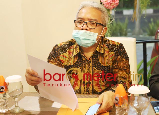 TAK BERUBAH: Himawan Estu Bagijo, 11 kabupaten/kota tak alamai kenaikan UMK 2021. | Foto: Barometerjatim.com/ROY HS