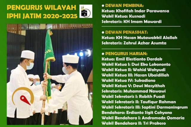 PELANTIKAN IPHI JATIM: Emil Drdak dilantik sebagai ketua PW IPHI Jatim 2020-2025. | Foto: Barometerjatim.com/ROY HS