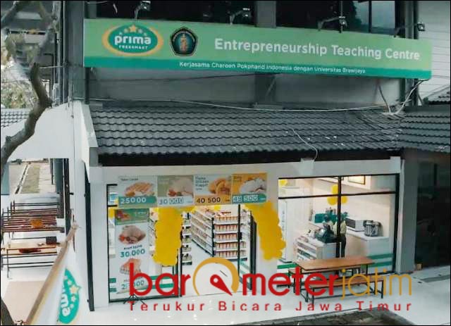 DUKUNG WIRAUSAHA: Hibah pusat pelatihan wirausaha dari PT CPI untuk Universitas Brawijaya. | Foto: Barometerjatim.com/IST