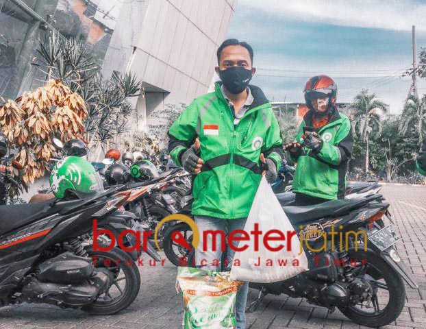 KONTRIBUSI: Lumbung Pangan Jatim beri kontribusi besar terhadap ojek online. | Foto: Barometerjatim.com/ROY HS
