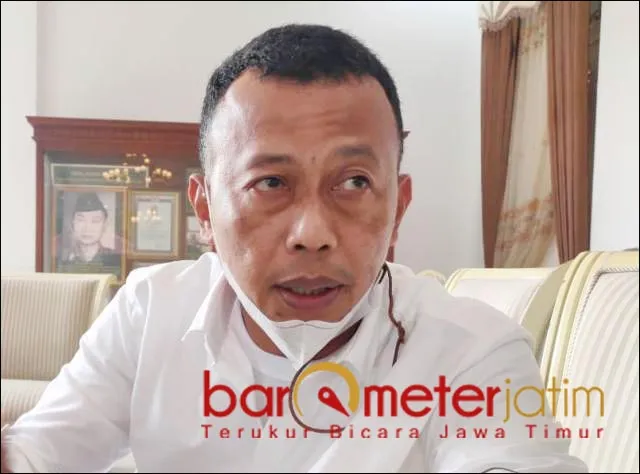 PADI ISTIMEWA: Sugiri Sancono, bibit padi KIP mampu hasilkan 16 ton gabah per hektare. | Foto: Barometerjatim.com/ABDILLAH HR
