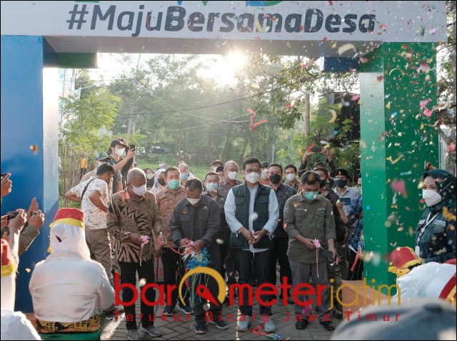 WISATA BARU: Peresmian produk wisata baru DI Desa Wisata Coban Goa Jalmo, Pasuruan. | Foto: Barometerjatim.com/ROY HS