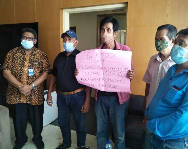 USUT PESTA ULTAH KHOFIFAH: Swara Jati datangi kantor Badan Penghubung Daerah Jatim di Jakarta, Kamis (27/5/2021). | Foto: Barometerjatim/IST