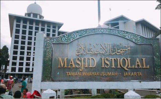 MASIH PENDEMI: Masjid Istiqlal tiadakan shalat Idul Fitri tahun ini karena masih pandemi Covid-19. | Foto: IST