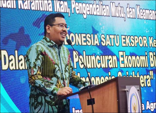 SUPPORT: Anwar Sadad, ajak berikan dorongan terutama kepada para pelaku usaha perikanan. | Foto: BKIPM