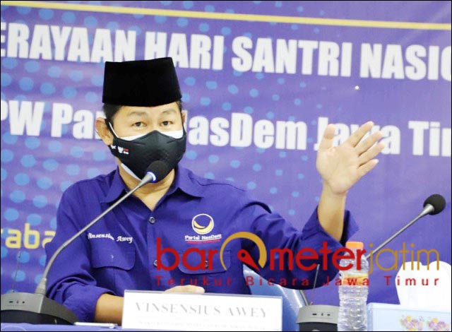 HSN 2021: Visensius Awey, HSN untuk yang dalam tubuhnya mengalir darah merah putih dan napas Pancasila. | Foto: Barometerjatim.com/ROY HS