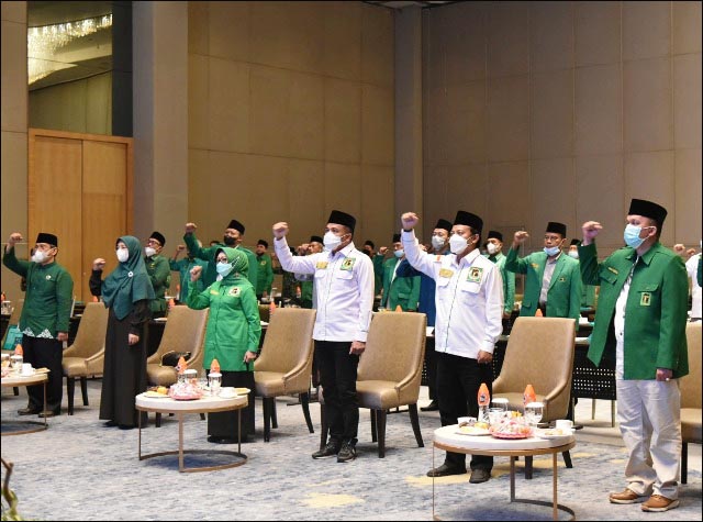 PENGUATAN ORGANISASI: Rapimwil I PPP Jatim, penguatkan organisasi di bawah kepemimpinan Mundjidah Wahab. | Foto: Barometerjatim.com/IST