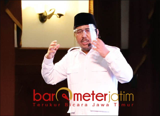 SEMANAT MUDA: Anwar Sadad, Gerindra buka seluas-luasnya untuk anak muda berkiprah di politik. | Foto: Barometerjatim.com/ROY HS