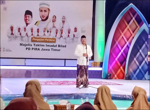 NILAI AGAMA: Anwar Sadad, Gerindra jadikan spirit agama sebagai landasan bagi kader-kadernya. | Foto: Barometerjatim.com/IST