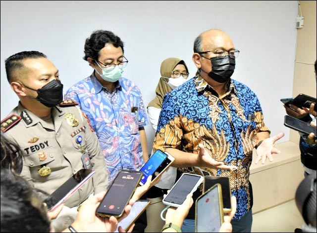 TEPIS INRIX: Dishub menepis hasil riset INREX Surabaya sebagai kota termacet di Indonesia. | Foto: Barometerjatim.com/IST