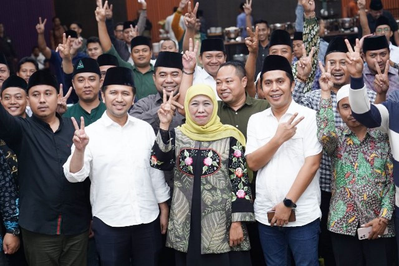 BRIGADE BUNDA: Musaffa Safril, secara pribadi dukung Khofifah-Emil di Pilgub Jatim. | Foto: IST